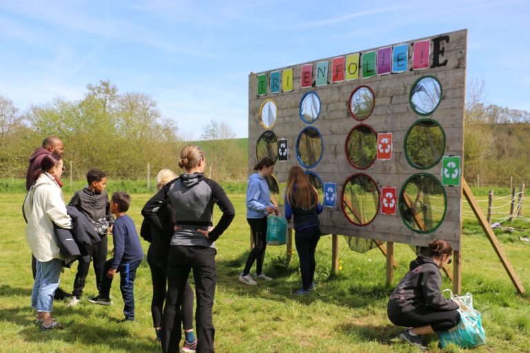 Anjou Sport Nature - animation environnement olympiade des déchets cycle de vie tri des déchets
