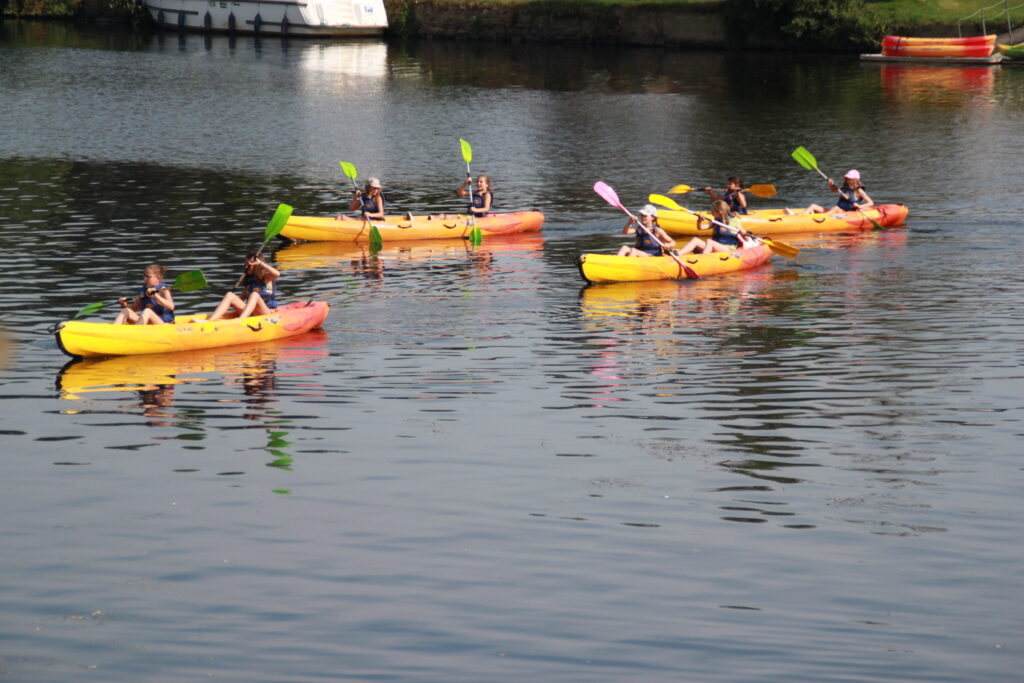 Anjou sport nature La Jaille-Yvon Activités sportives Canoé Kayak Groupes scolaires Anjou Mayenne