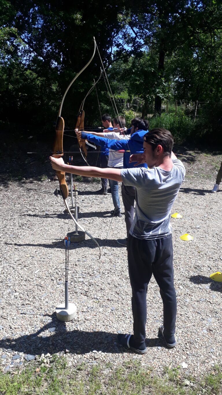 anjou sport nature la jaille yvon tir à l'arc groupe scolaires